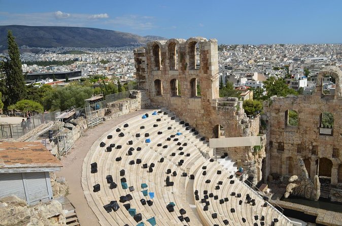 Acropolis of Athens, Parthenon and Acropolis Museum private tour with dinner - Odeon of Herodes Atticus and the south slope