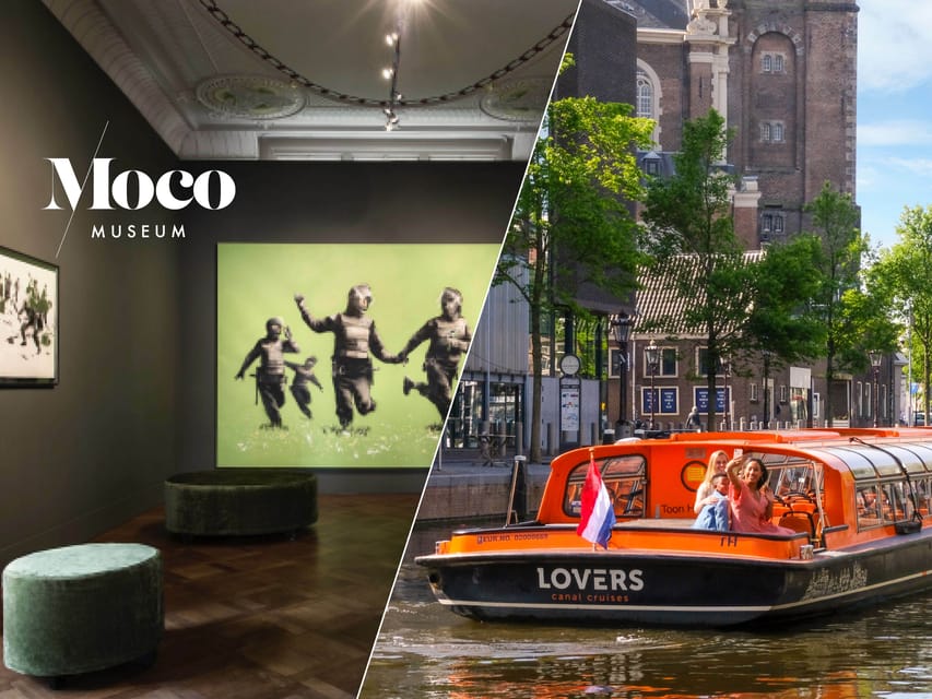 Amsterdam: Moco Museum Entry Ticket and Canal Cruise - Key points to know before booking