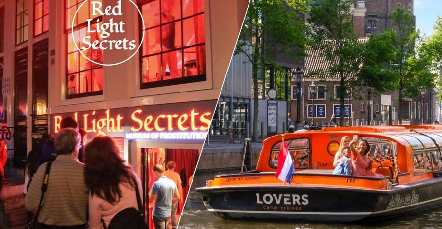 Amsterdam: Red Light Secrets Museum and 1-Hour Canal Cruise - Seeing Amsterdam from the Canal Belt