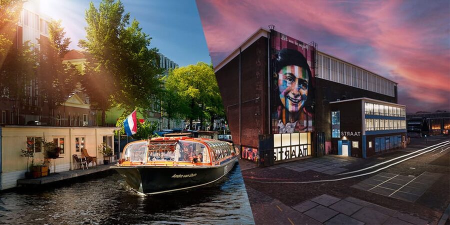 Amsterdam: STRAAT Museum and Canal Cruise Combination Ticket - The canal cruise: Amsterdam from water level