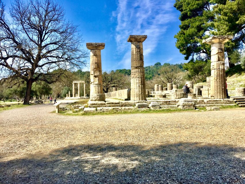 Ancient Olympia: Private Tour site, museum, bee farm, winery - Walking through the birthplace of the Olympic Games