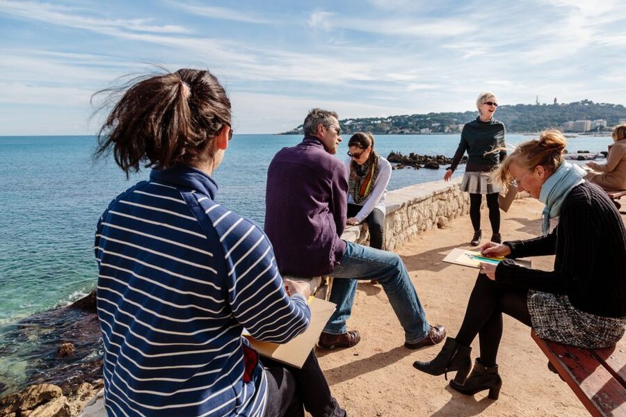 Antibes: Picasso Museum Drawing Tour Led by Local Artist - Starting at the ramparts and museum entrance