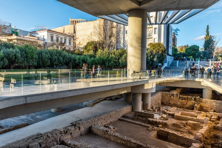 Athens: Acropolis and Acropolis Museum Combo Ticket - Looking through the Museum’s glass floor