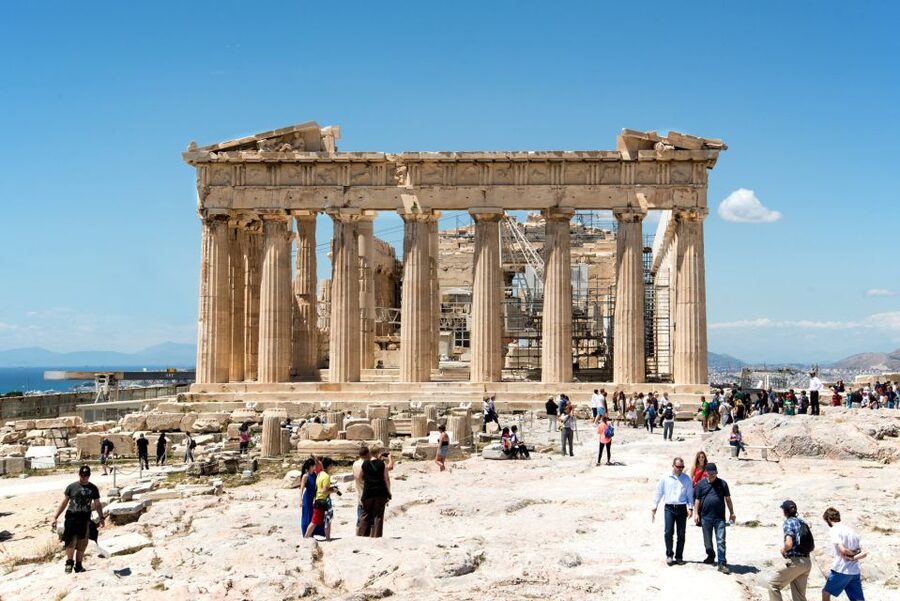 Athens: Acropolis, Parthenon & Acropolis Museum Guided Tour - Entering through the Propylaea