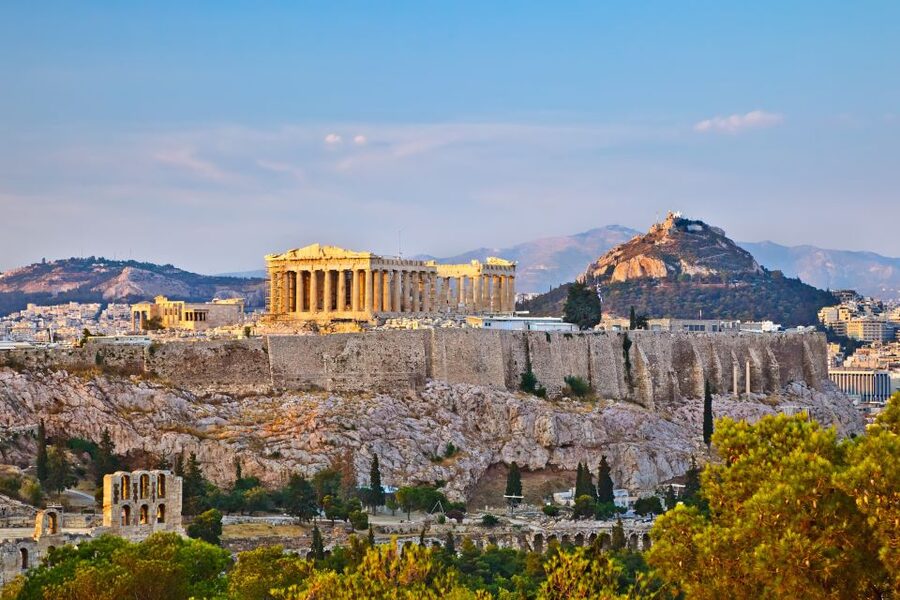 Athens City, Acropolis and Museum Tour with Entry Tickets - The coach route through central Athens