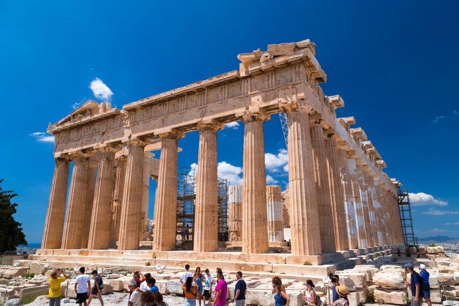 Athens Full Day Tour, Acropolis, Museum & Cape Sounion - Lunch arrives after a busy morning