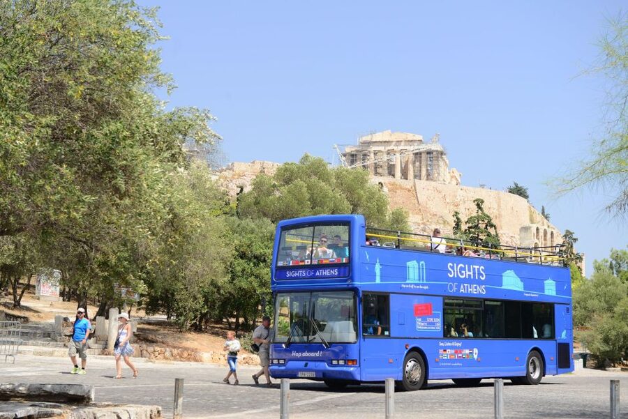 Athens: Hop-On Hop-Off Bus and Acropolis Museum Ticket - Athens route: Plaka, Hadrian’s Gate, and Syntagma