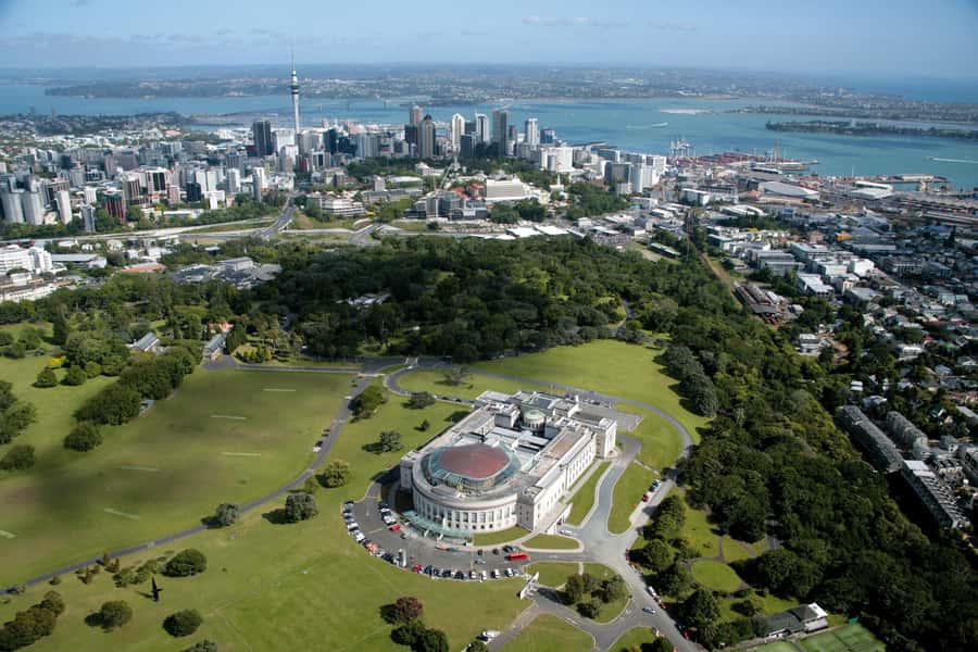 Auckland War Memorial Museum Entry Ticket - A grand arrival at the Auckland Domain