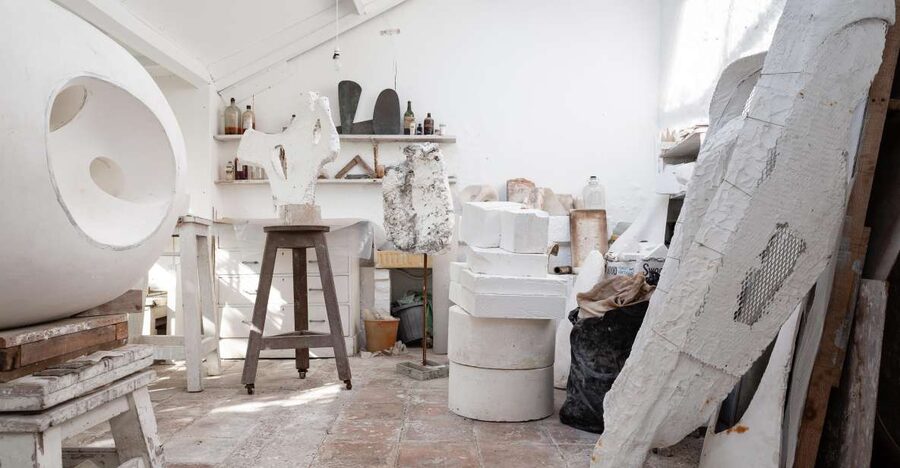 Barbara Hepworth Museum & Sculpture Garden: entry to site. - Starting with photographs, archives, and career details