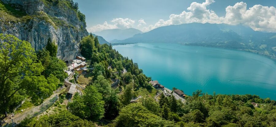 Beatenberg: Beatus Caves Entry Ticket with Museum - The views above Lake Thun