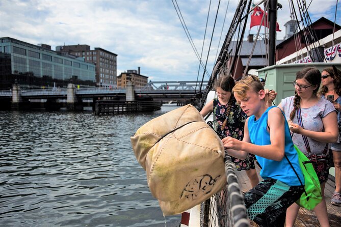 Boston Tea Party Ships and Museum Admission - Throwing Tea From the Eleanor and Beaver