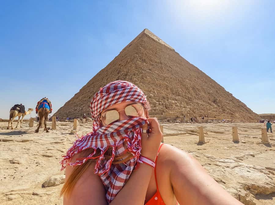 Cairo: All-Inclusive Giza Pyramids & Egyptian Museum Tour - The camel ride and the best wide-angle pyramid view