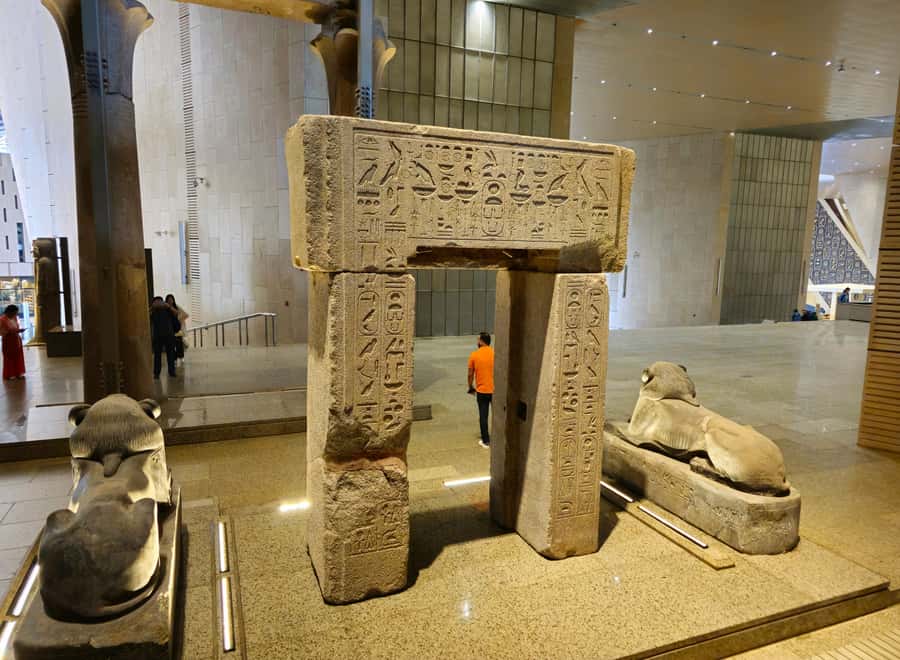 Cairo: Grand Egyptian Museum Ticket w/ Opt. Guide & Transfer - The museum building and Pyramid views