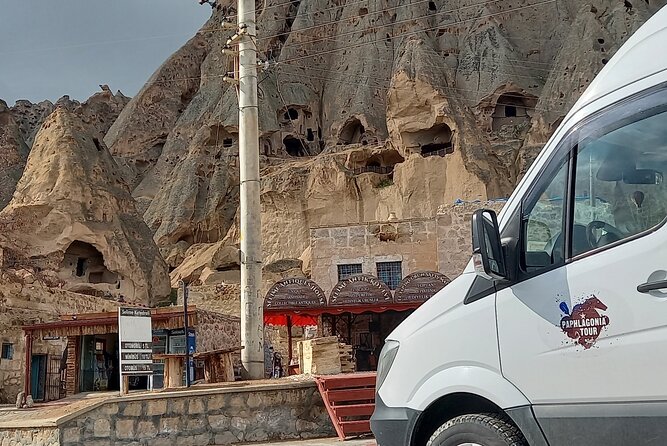 Cappadocia Red Tour (with zelve Open Air Museum and Paşabağ) - Uçhisar gives you the first big view