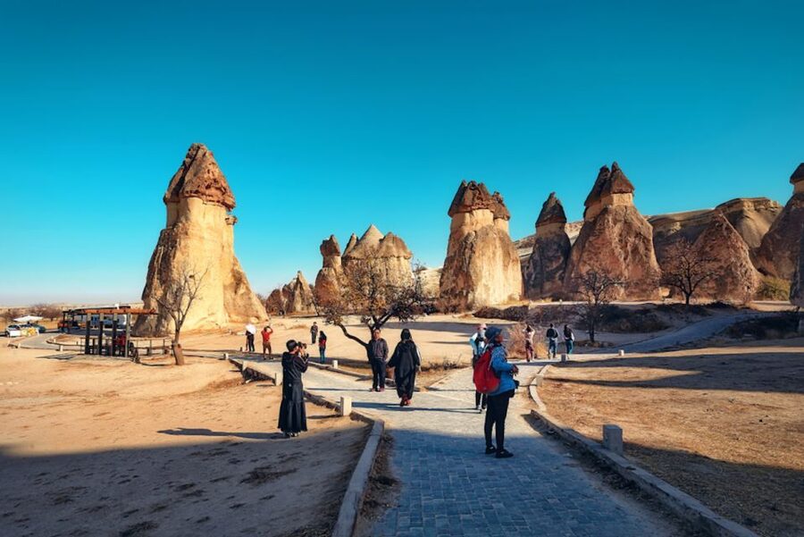 Cappadocia Small Group Day Tour - Goreme Open Air Museum - Devrent Valley ends with playful rock shapes