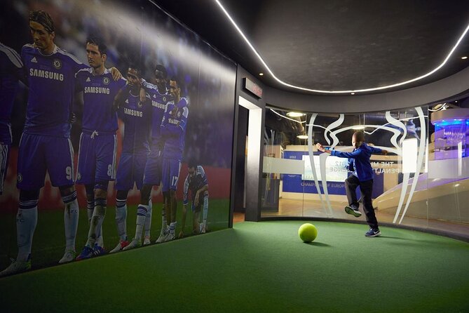 Chelsea FC Stadium Tours and Museum - The tunnel, dug-outs, and press room