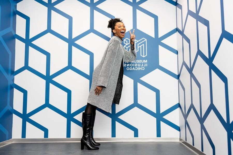 Chicago: Museum of Illusions Timed Entrance Ticket - Walking on walls and meeting your clones