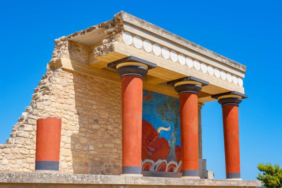 Crete: Knossos Palace and Museum E-Tickets with Audio Guides - The palace’s reconstructed details and open-air setting