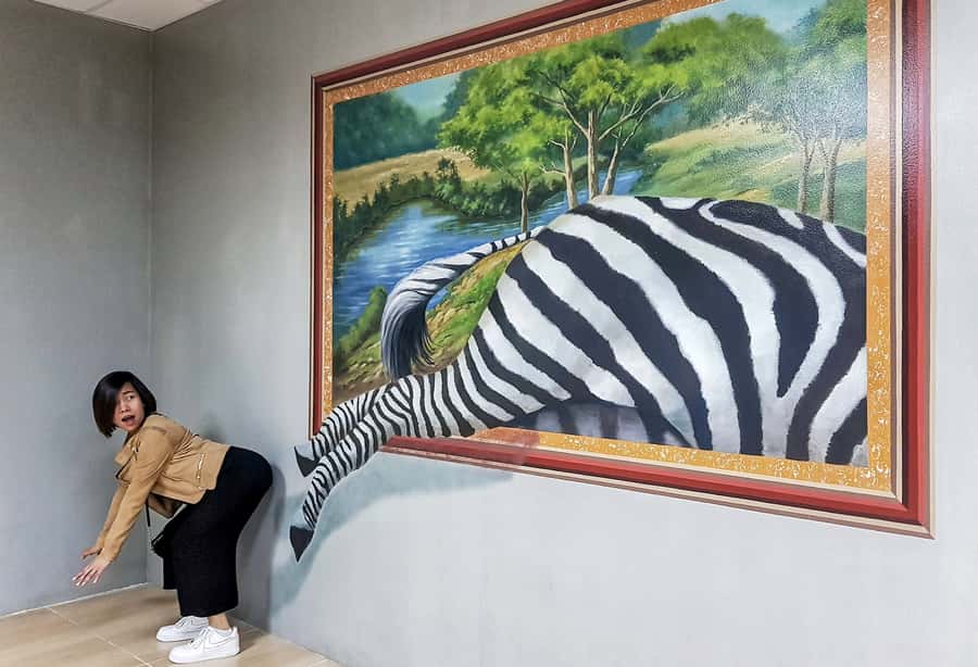 Dubai: 3D World Trick-Art Selfie Museum Entrance - Why the paintings work better with you inside them