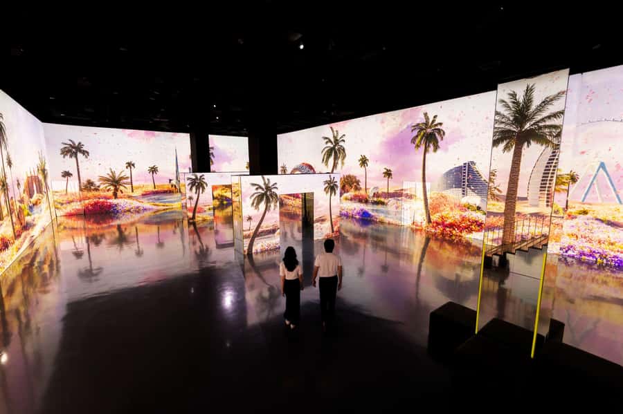 Dubai: Arte Immersive Museum Entry Ticket - Ocean and Waterfall Infinite: Nature Recreated With Light