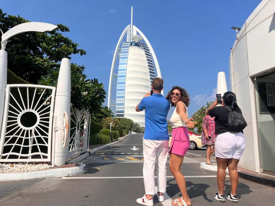 Dubai: Burj Al Arab, Future Museum, Dubai Frame Tour - Burj Al Arab and Madinat Jumeirah: polished coastal Dubai