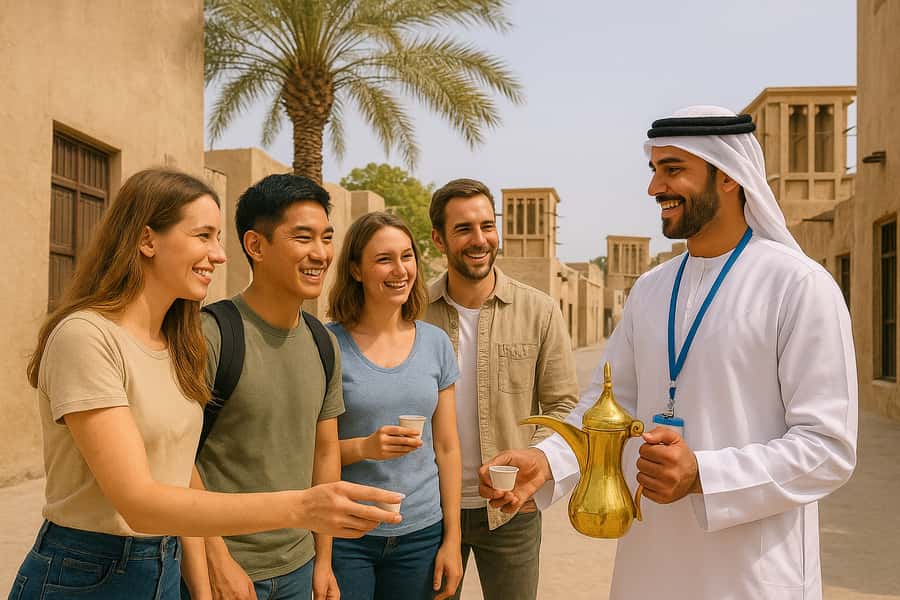 Dubai.Discover Old town,Markets,street food,Abra &Museums - Historic houses, coffee, and Emirati culture