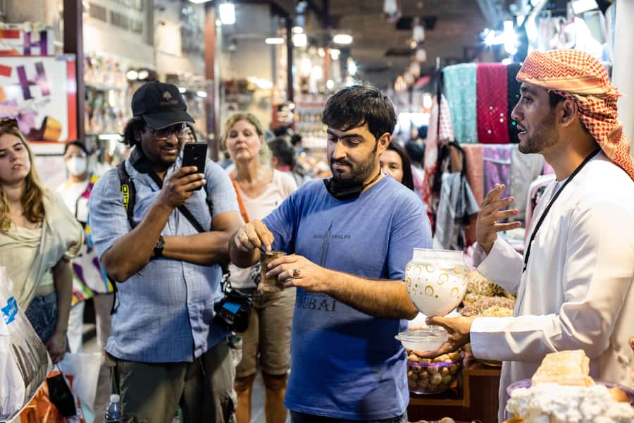 Dubai: Old Town, Creek, Museums, Souks, & Street Food Tour - Spice Souk and Gold Souk, with useful shopping advice