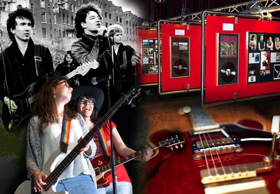 Dublin: Irish Rock 'N' Roll Museum with Tour in English - Entering Irish rock history in Temple Bar