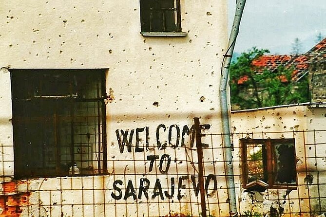 Fall of Yugoslavia, Sarajevo War Tour with Tunnel of Hope Museum and Frontlines - Yellow Fortress: begin with Sarajevo below you