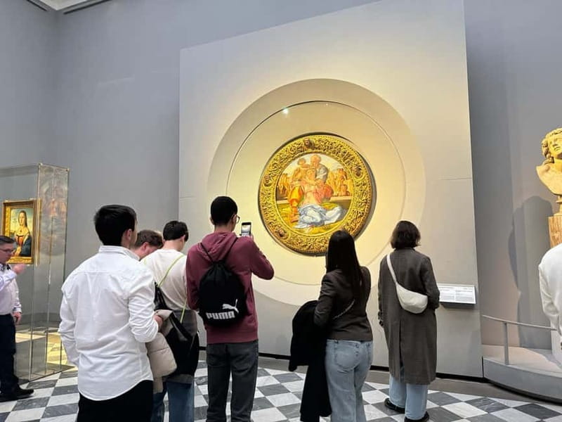 Florence: Uffizi Gallery Timed Entry Ticket & Audio Guide - Leonardo, Michelangelo, and Raphael in one route