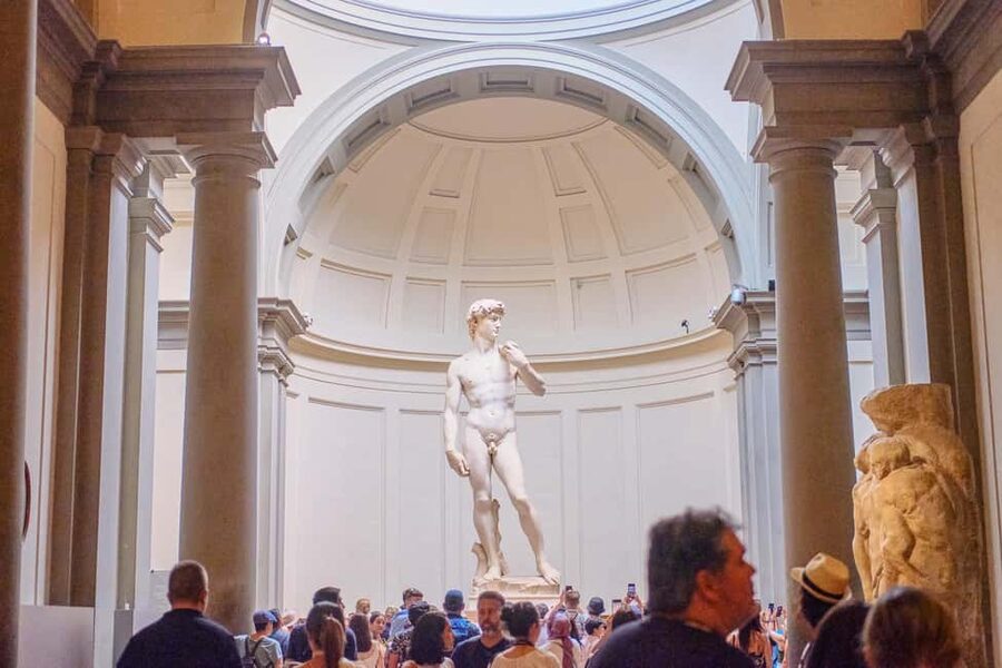Florence: Walking Tour and Accademia Gallery Tour - Florence on foot: Dante, cafés, and civic power