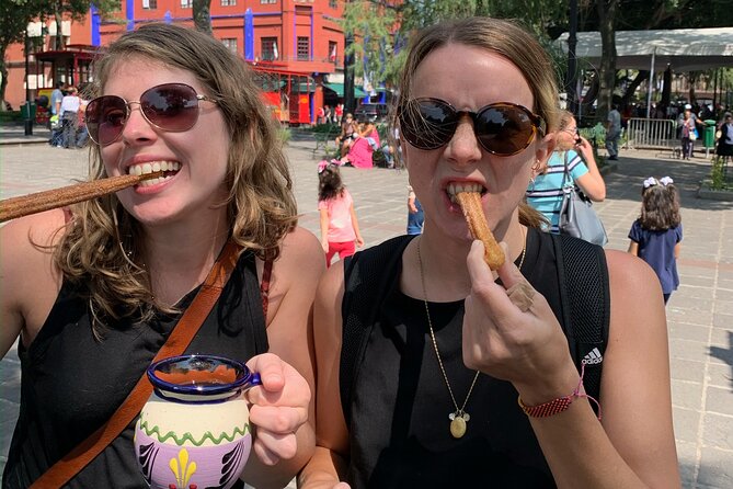 Frida Kahlo VIP [Museum Tickets Included] Walk, Markets & Churros - Frida Kahlo Park and the ahuehuete trees