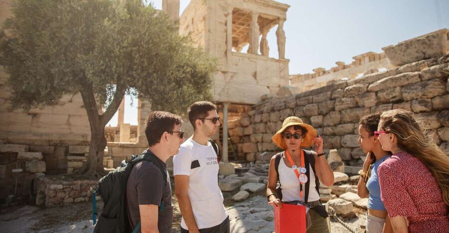 From Cruise Port: Athens City, Acropolis & Acropolis Museum - The Acropolis Museum’s modern answer to an ancient hill