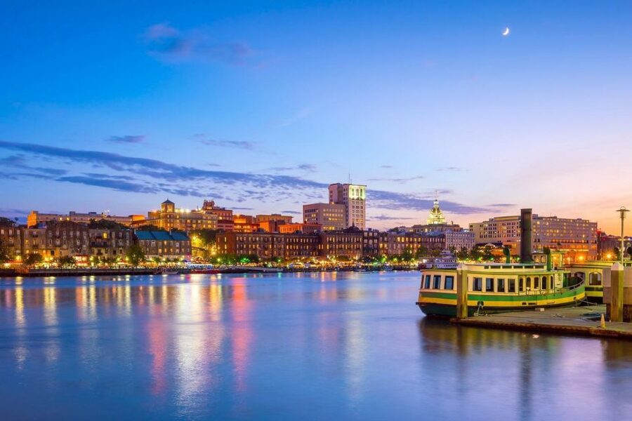 Ghost Tour Featuring The Savannah Paranormal Museum - The trolley ride sets the historical scene