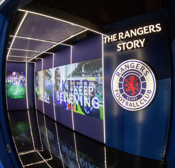 Glasgow: Rangers Football Club Museum - Videos, photographs, and readable displays
