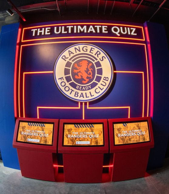 Glasgow: Rangers Football Club Museum - The cafe and Rangers shop