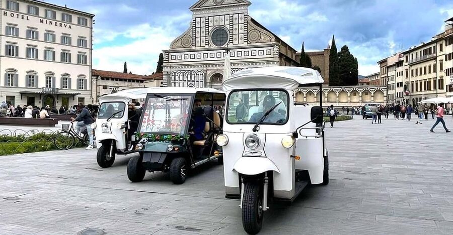 Golf Cart Tour Fiesole: Roman Theatre, Museum & Panoramic - Leaving Florence for the hills above the city