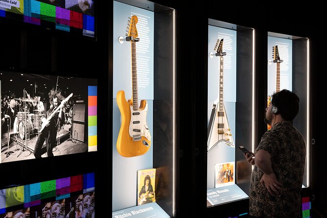 Guitar Legends Hall: Entrance to the Immersive Rock Museum - MTV, music videos, and the television age