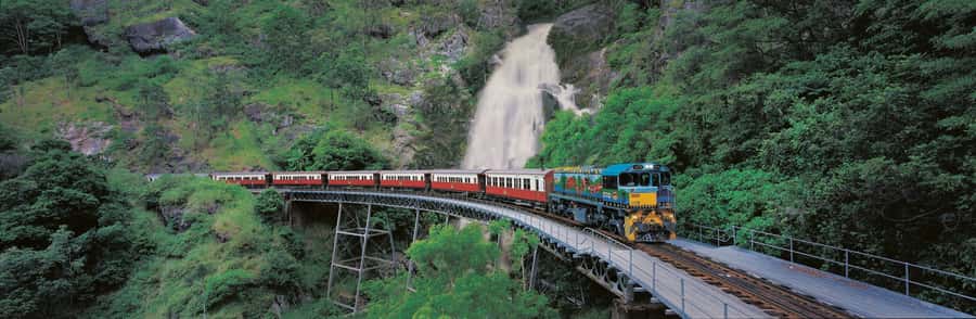 Kuranda Skyrail and Scenic Rail including Artillery Museum - A full day linking tanks, treetops, and train tracks