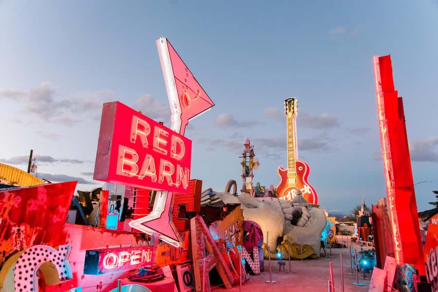 Las Vegas: Neon Museum Experience & Vegas Open-Top Bus Tour - Entering the Neon Boneyard