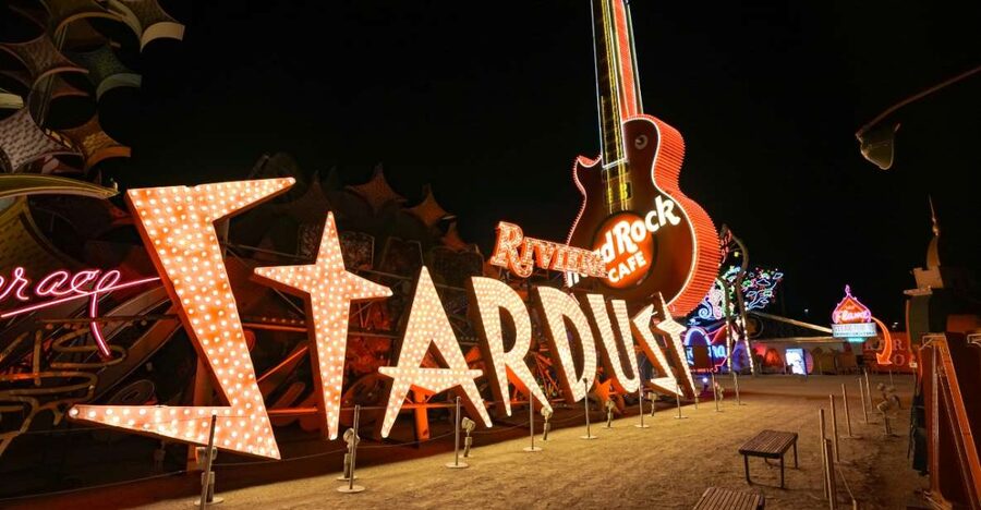 Las Vegas: Night Helicopter Flight and Neon Museum Tour - The Neon Museum and its Boneyard collection