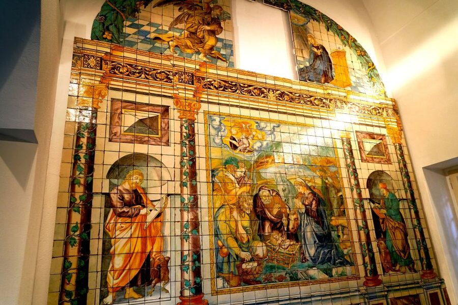 Lisbon: National Tile Museum E-Ticket & Audio Guide - Mickey Mouse panel and other memorable displays