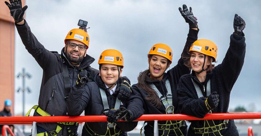 Liverpool: The Anfield Abseil & Liverpool FC Museum - What the 100-foot abseil feels like
