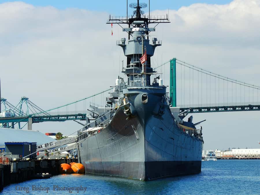 Los Angeles: Battleship Iowa Museum Ticket - Stand beneath turret one and its 16-inch gun