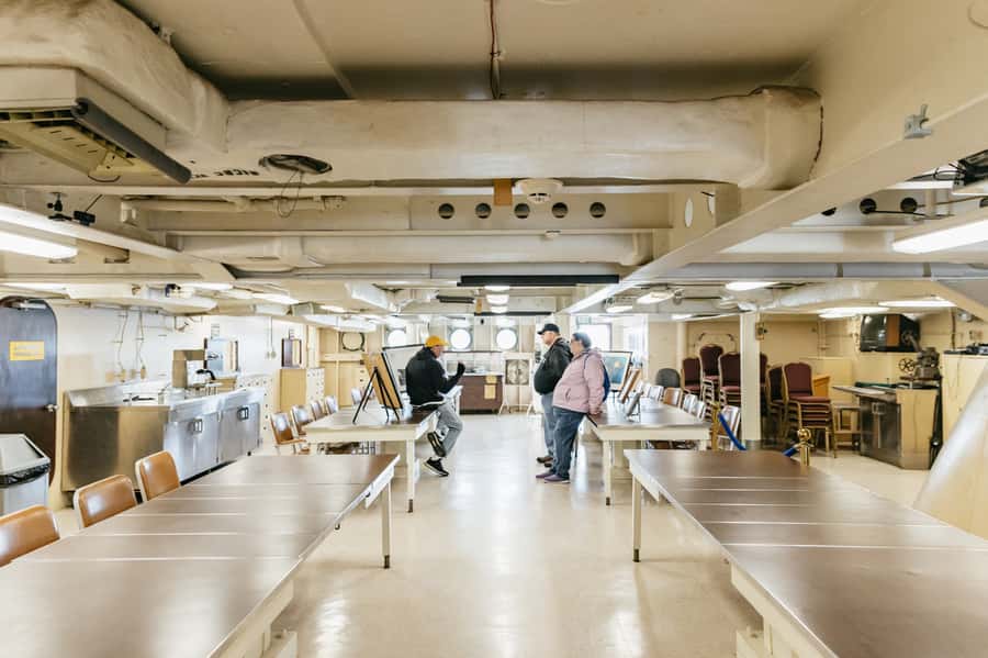 Los Angeles: Battleship Iowa Museum Ticket - Follow the route down to the main deck