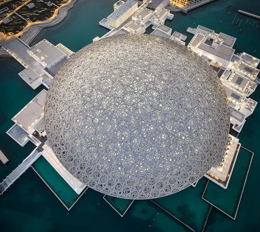 Louvre Abu Dhabi Museum General Admission Ticket - The dome, water, and outdoor plaza deserve their own time