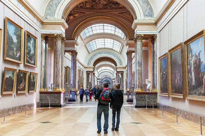 Louvre Museum and Seine River Cruise Tickets by e-mail - Taking a break inside the museum