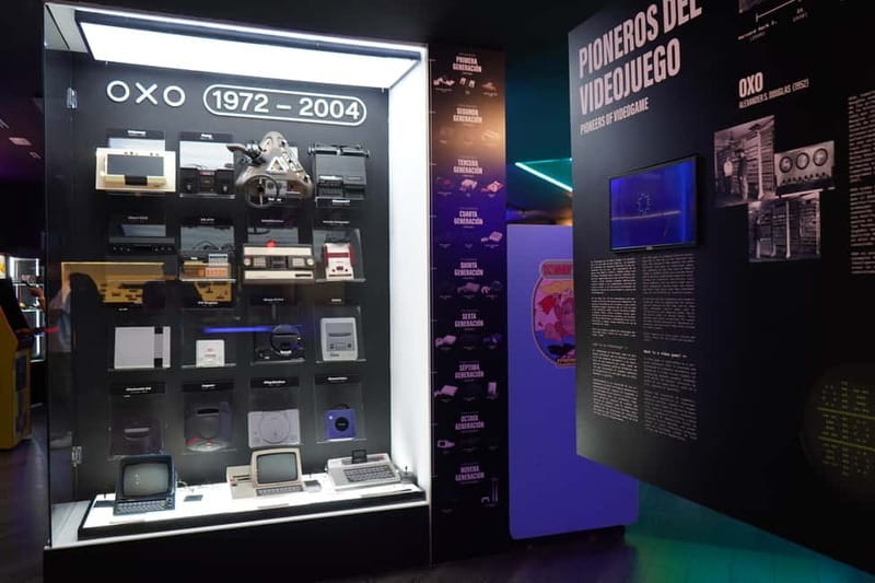 Malaga: OXO Video Game Museum Ticket Entry - The Past floor brings old consoles back to life