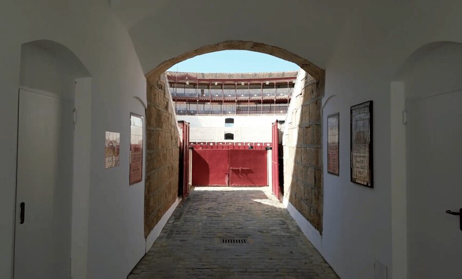 Malaga: Tour of Malagueta Bullring & Immersive Exhibition - The Gate of Triumph, chapel, and infirmary