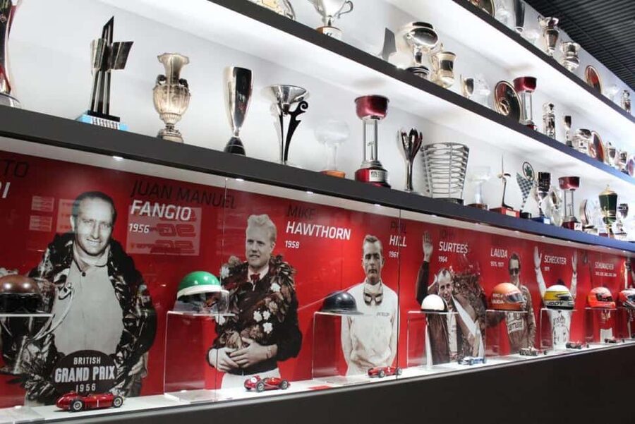 Maranello: Check out the Ferrari Museum and the Professional F1 Simulator - The Hall of Legends and Ferrari’s racing names